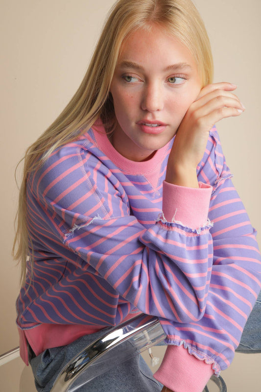 Sweet as Candy Pullover Sweatshirt