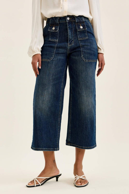 JB Sail Away Utility Crop Denim