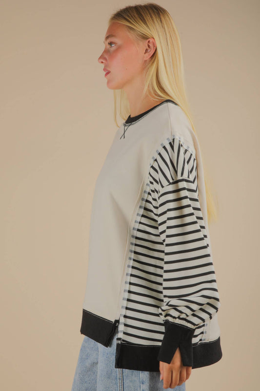 Sandra Dee Stripe Pullover