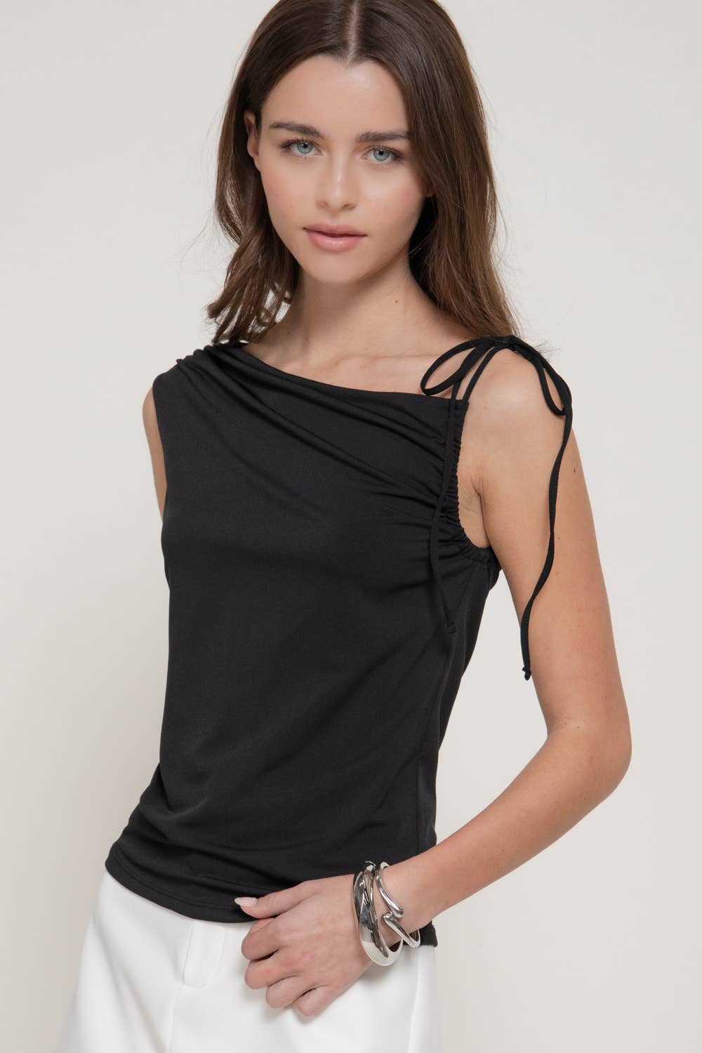 Basic Babe One Shoulder Top