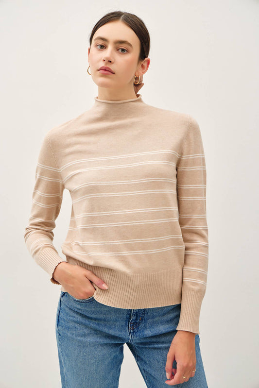 Synthia Mock Neck Top