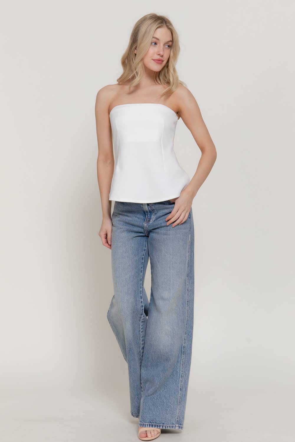 Basic Babe Peplum Top