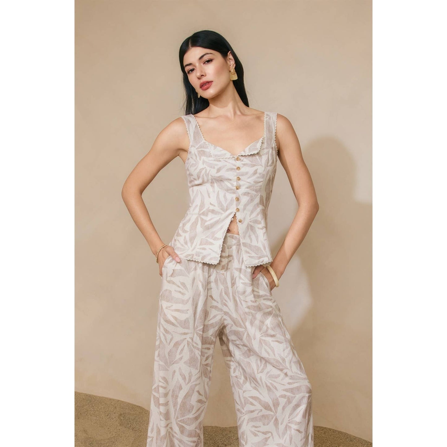 Driftwood Dreams Button Top
