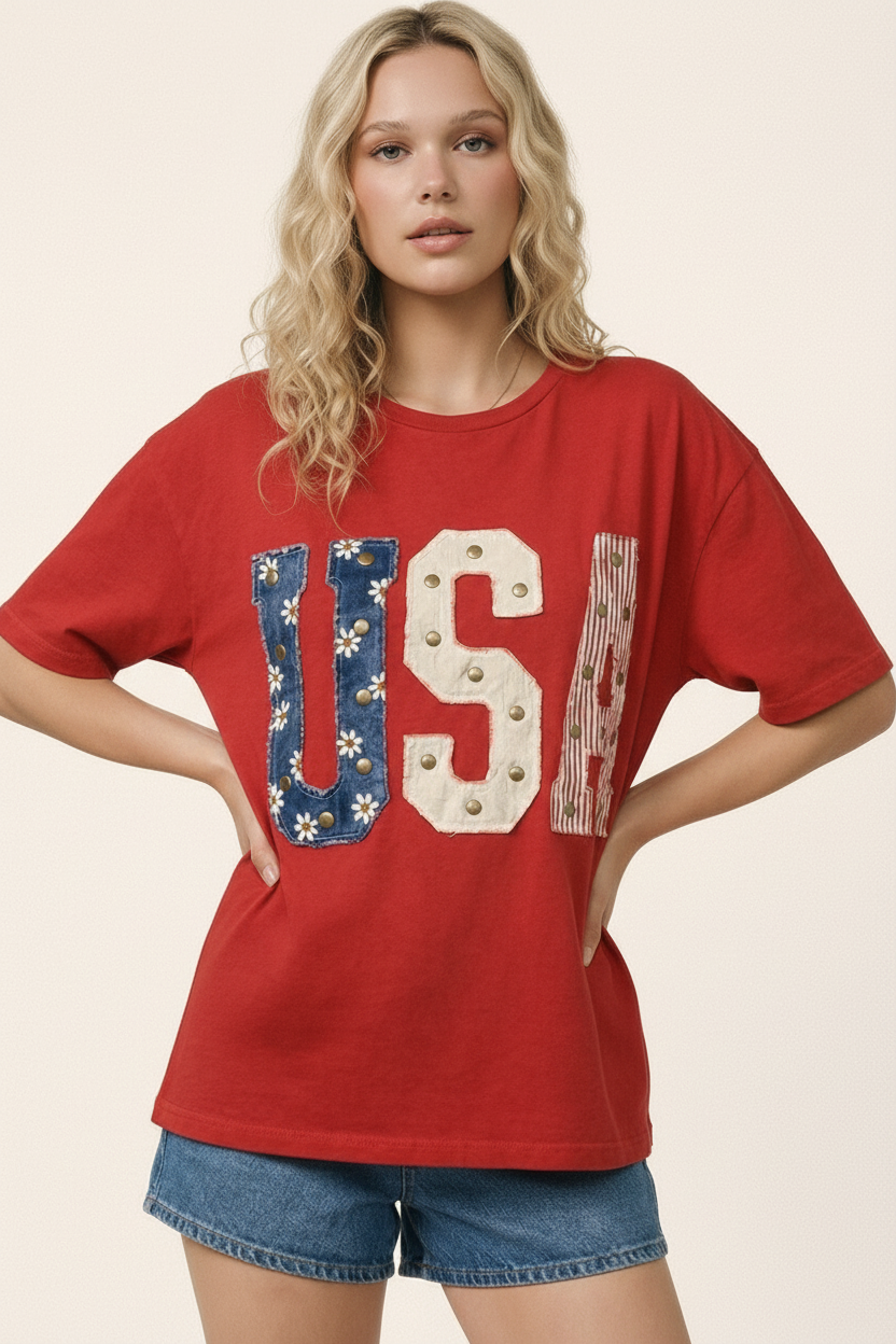 USA Studded Tee