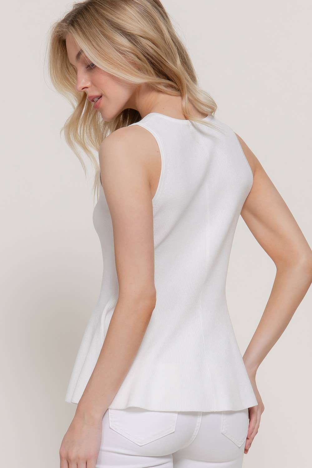 Come Away With Me Peplum Sweater