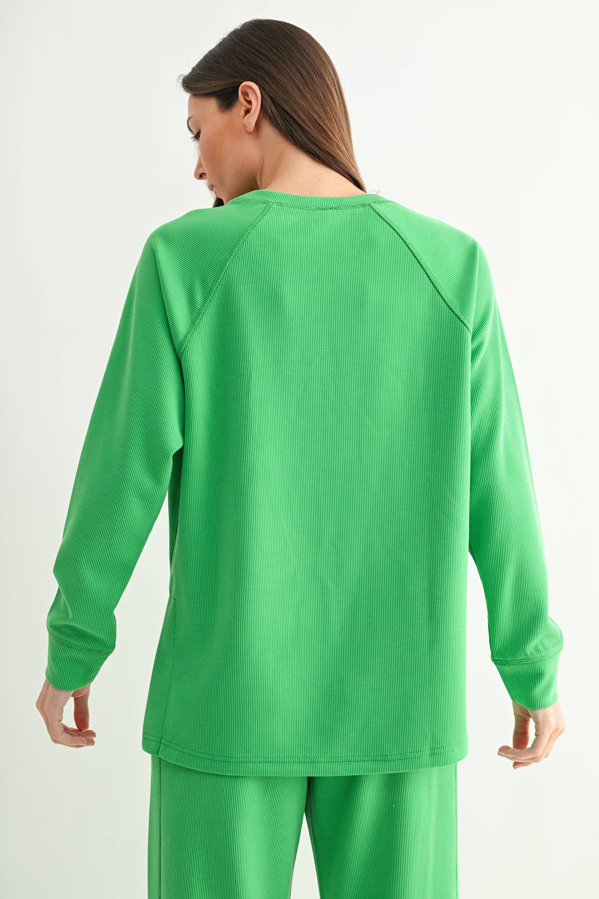 Luxe Sand Raglan Top