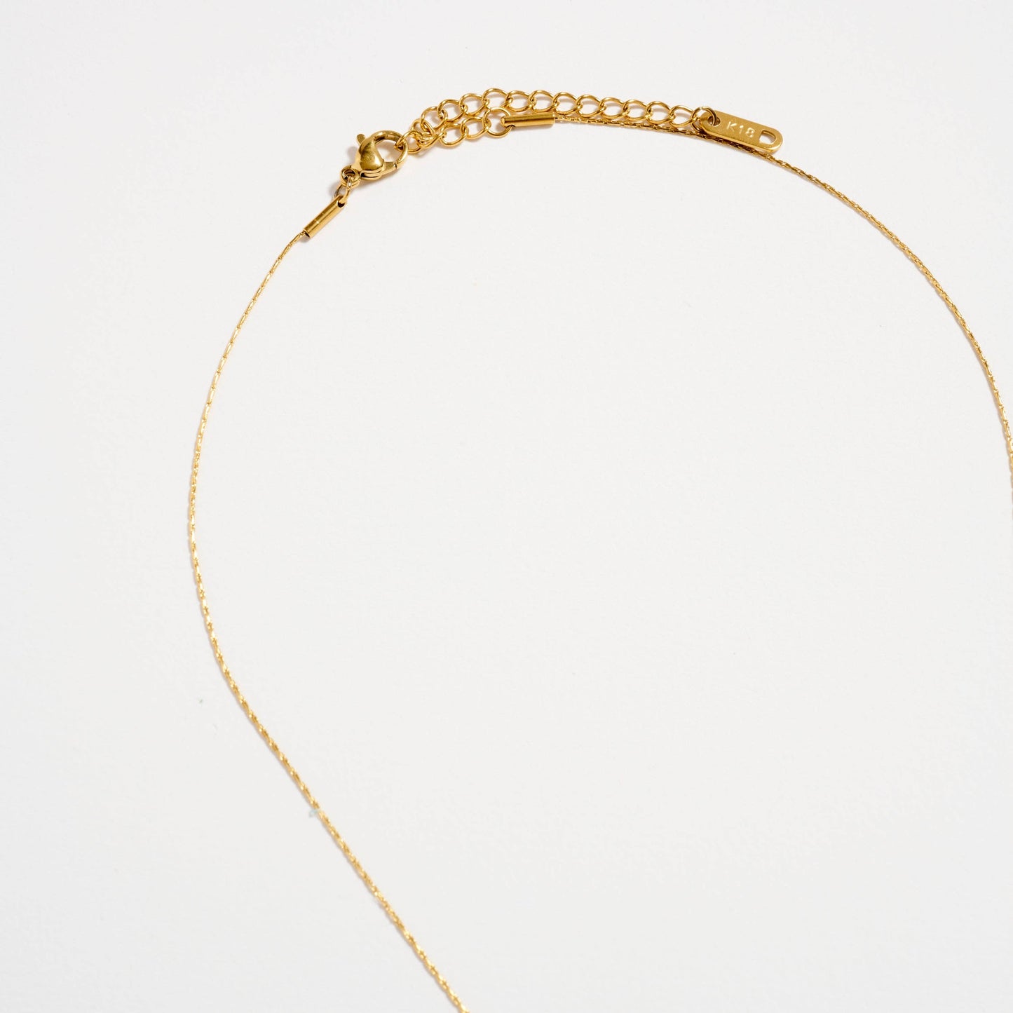Gold Pearl Bar Necklace