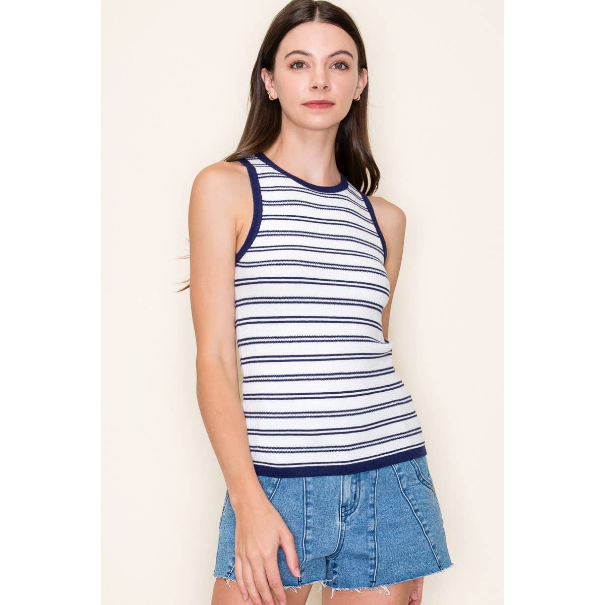 Below Deck Striped Tank