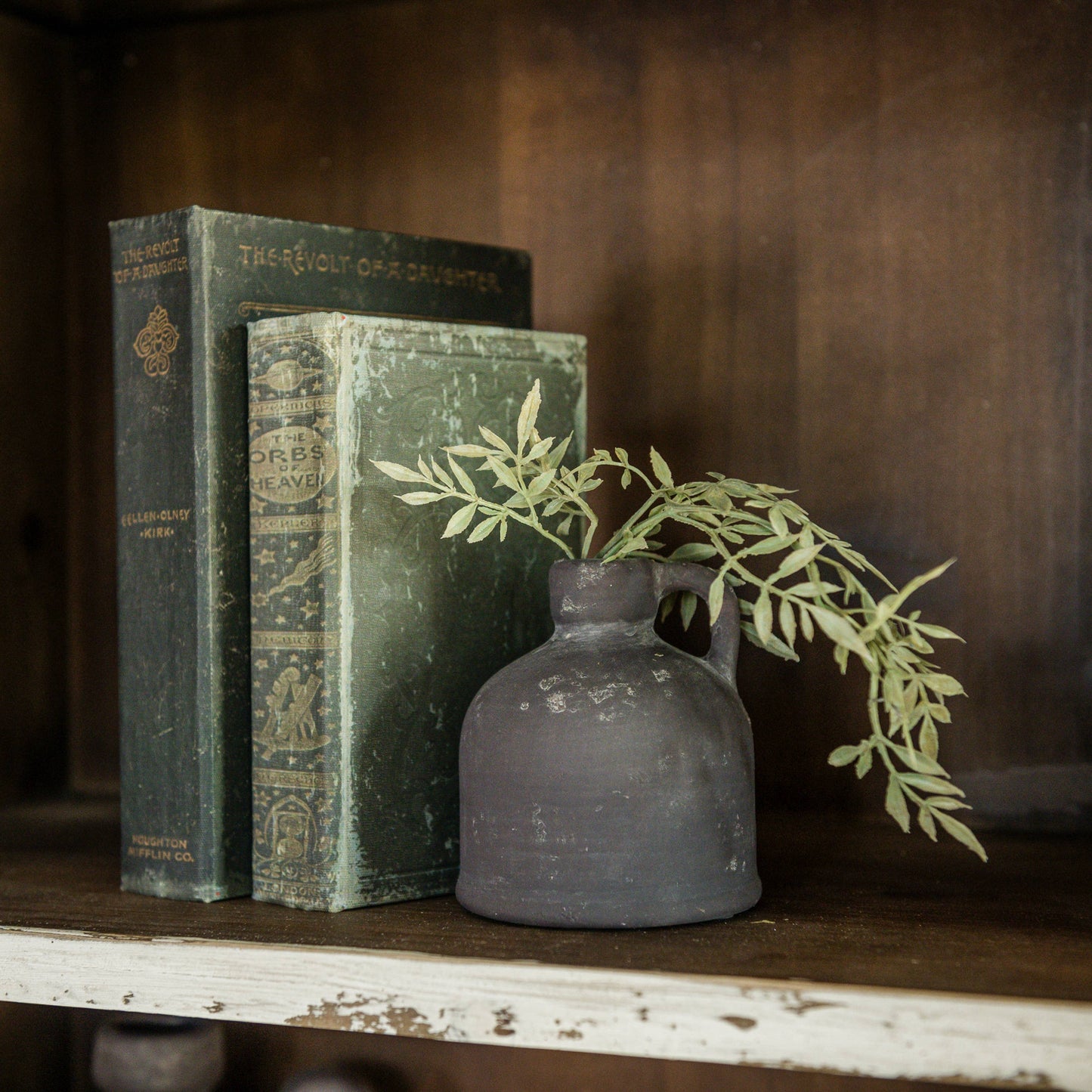 4" AGED BLACK JUG