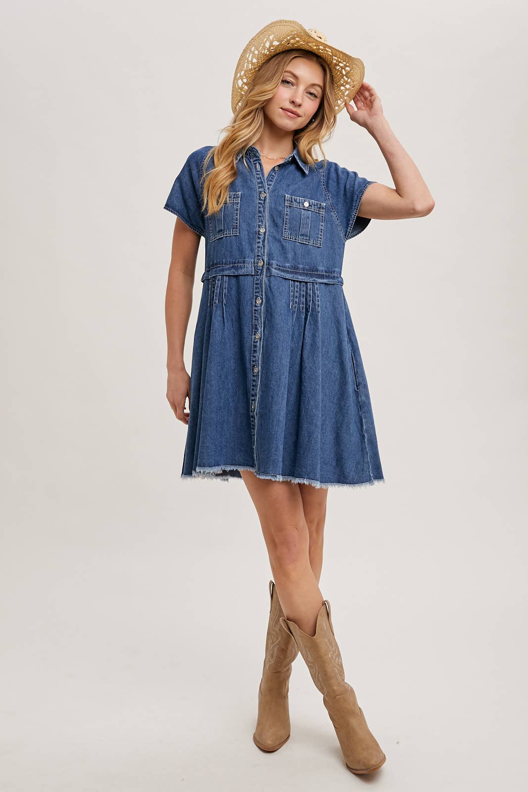 Rodeo Nights Tie Dress