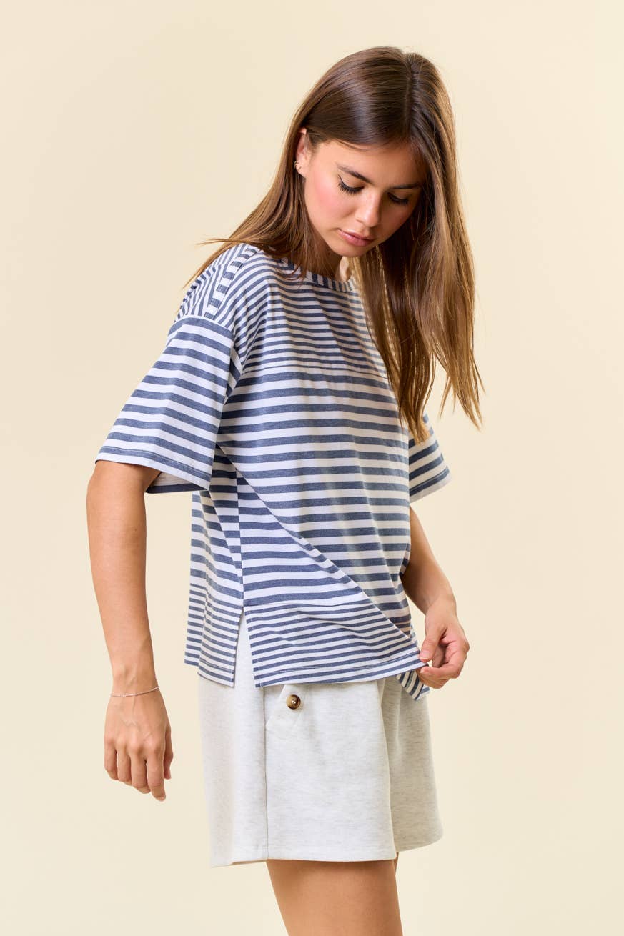 Boat Days & Sun Rays Stripe Top