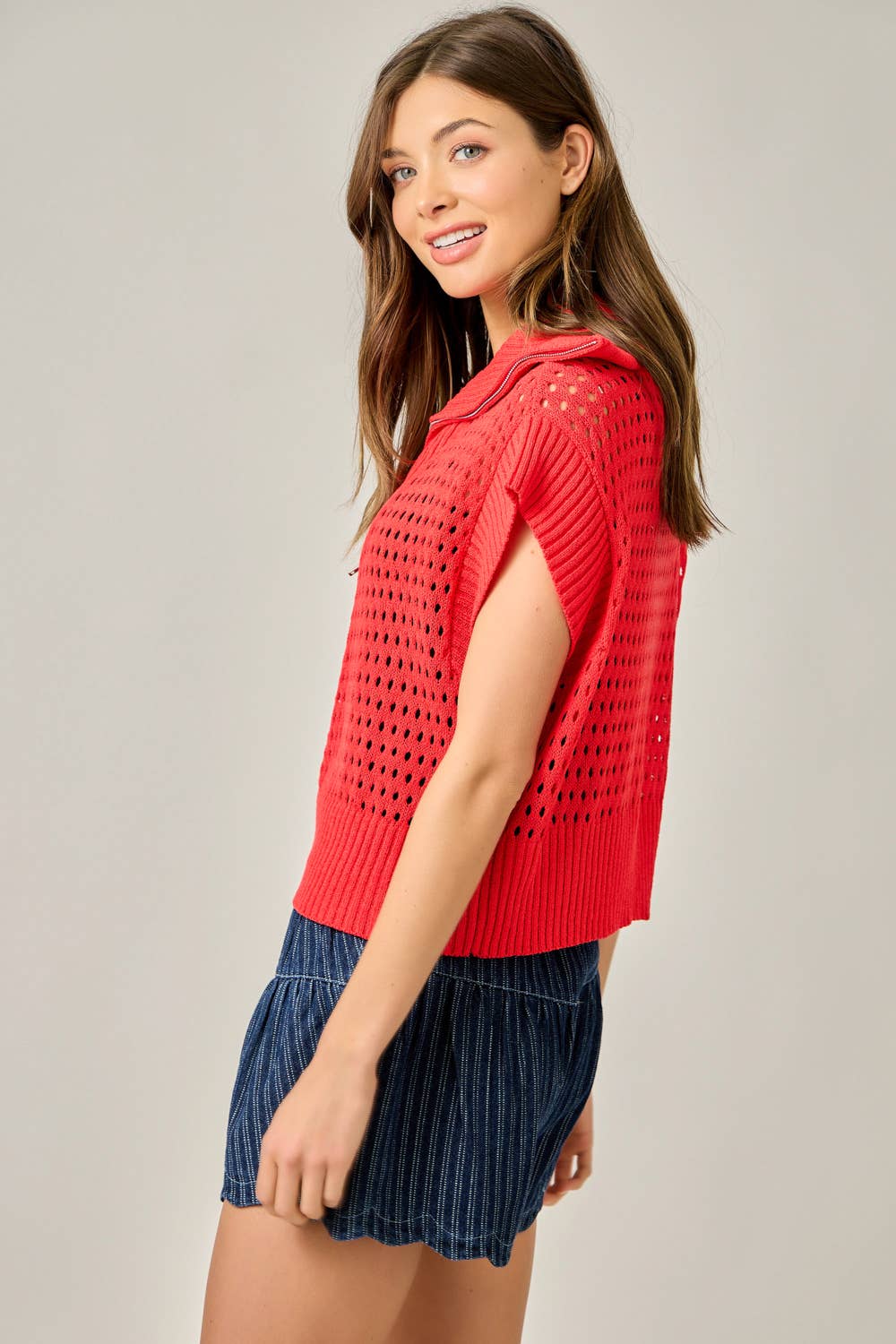 Ahoy Matey Zip Sweater