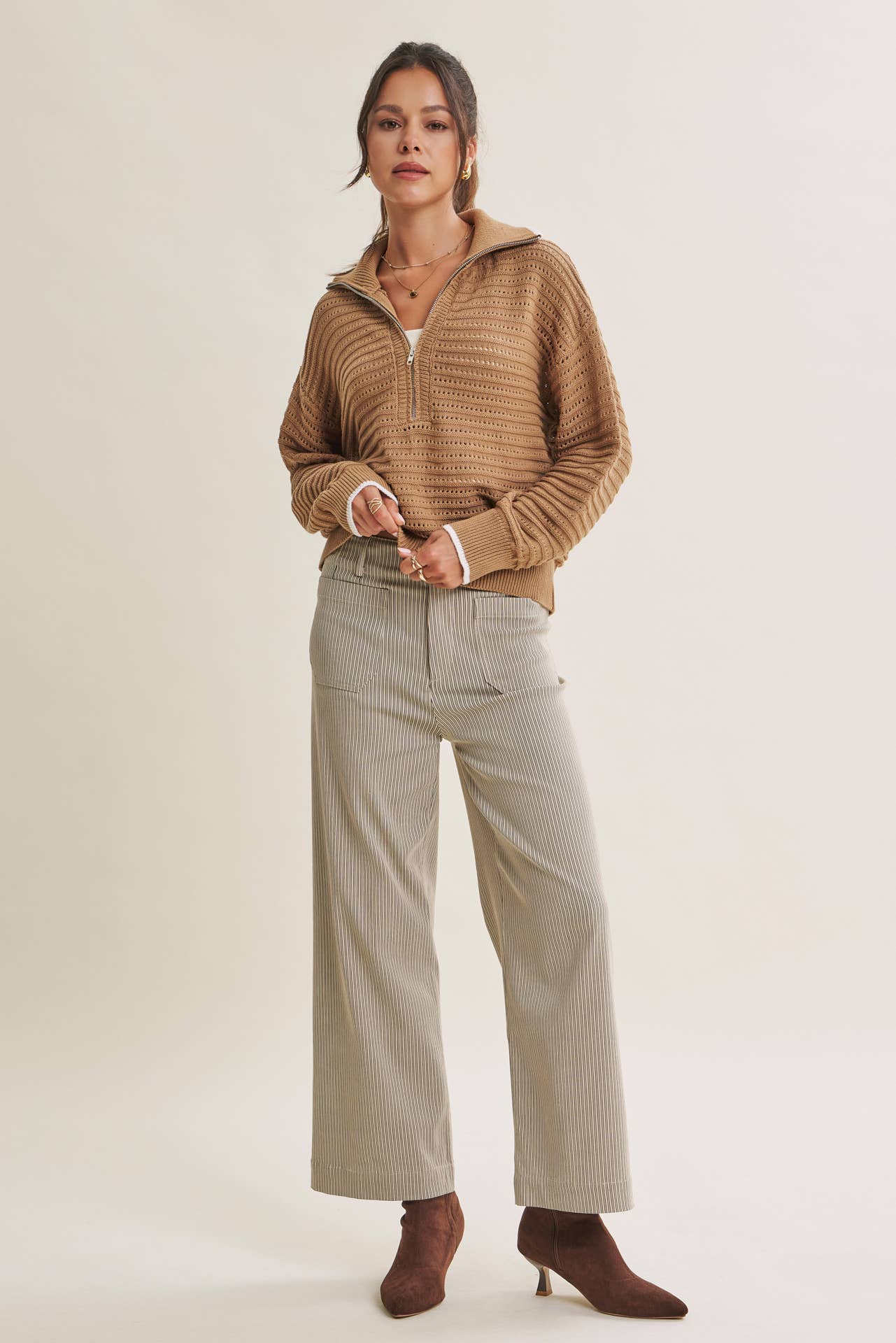 Mountain Air Crochet 1/4 Zip