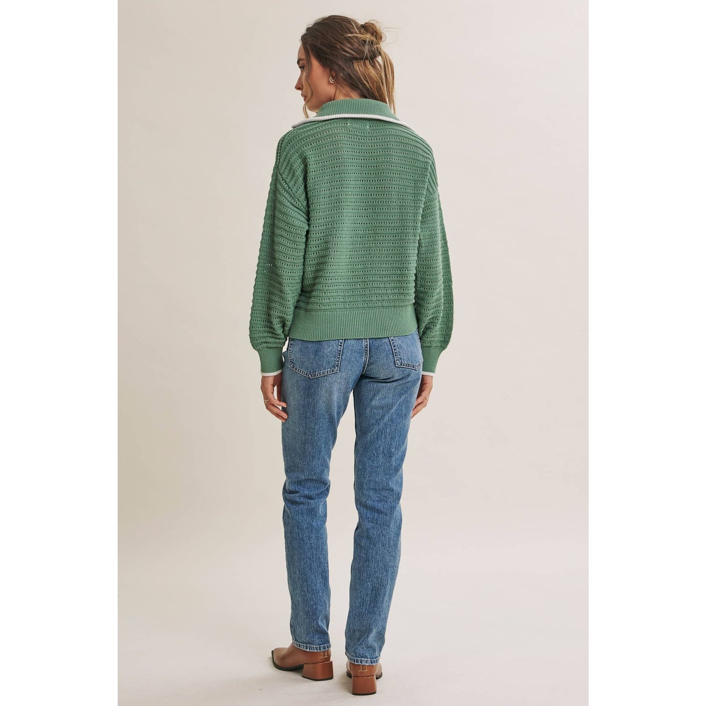 Mountain Air Crochet 1/4 Zip