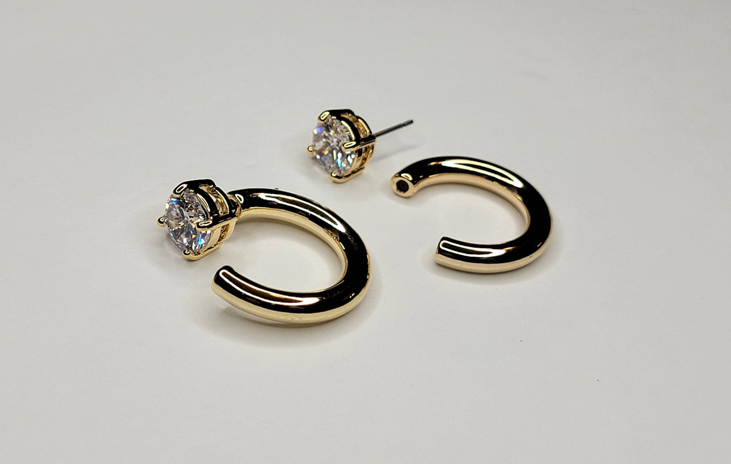 Hoop Earrings - Cubic Zirconia