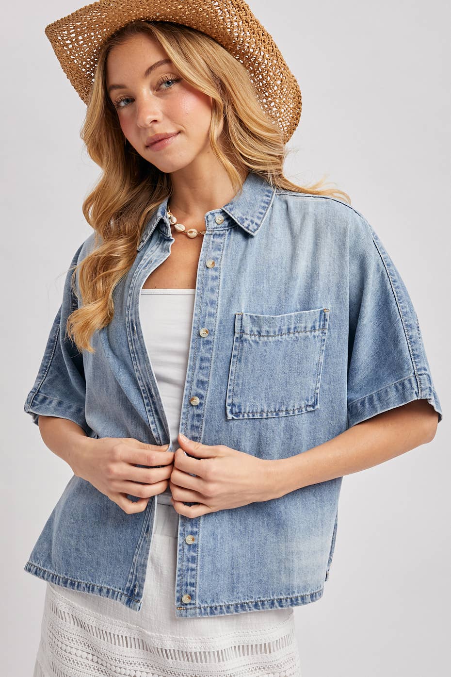 Denim & Daisies Button Up