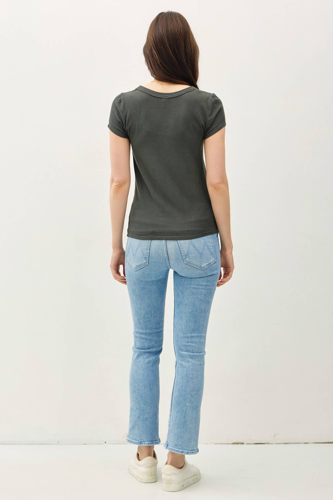 [NEW SHADE]ULTRA SOFT BASIC SCOOP NECK BABY TEE