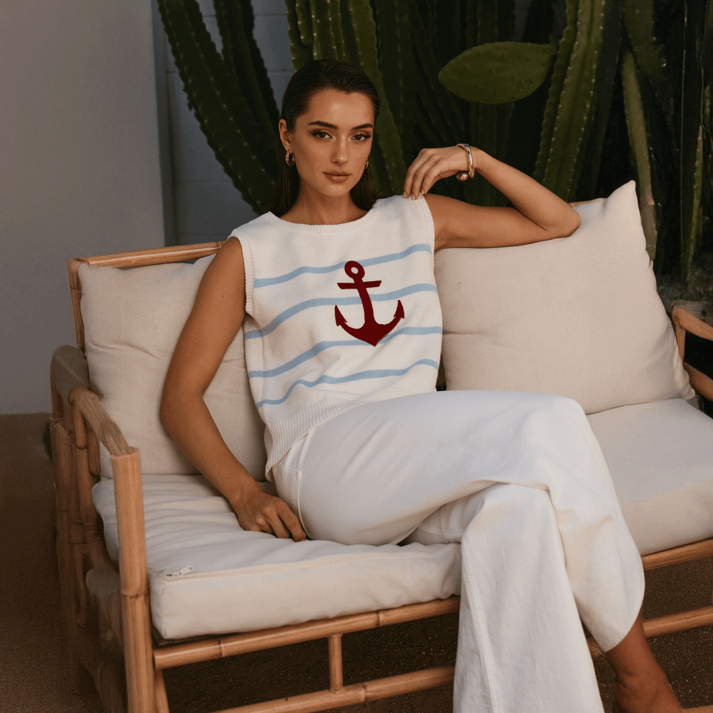 Anchors Away Sweater Top