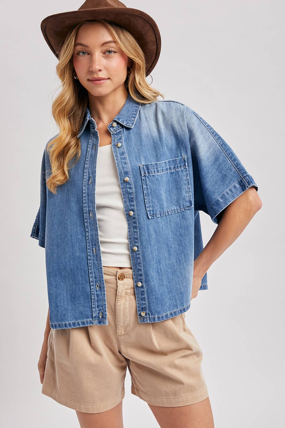 Denim & Daisies Button Up