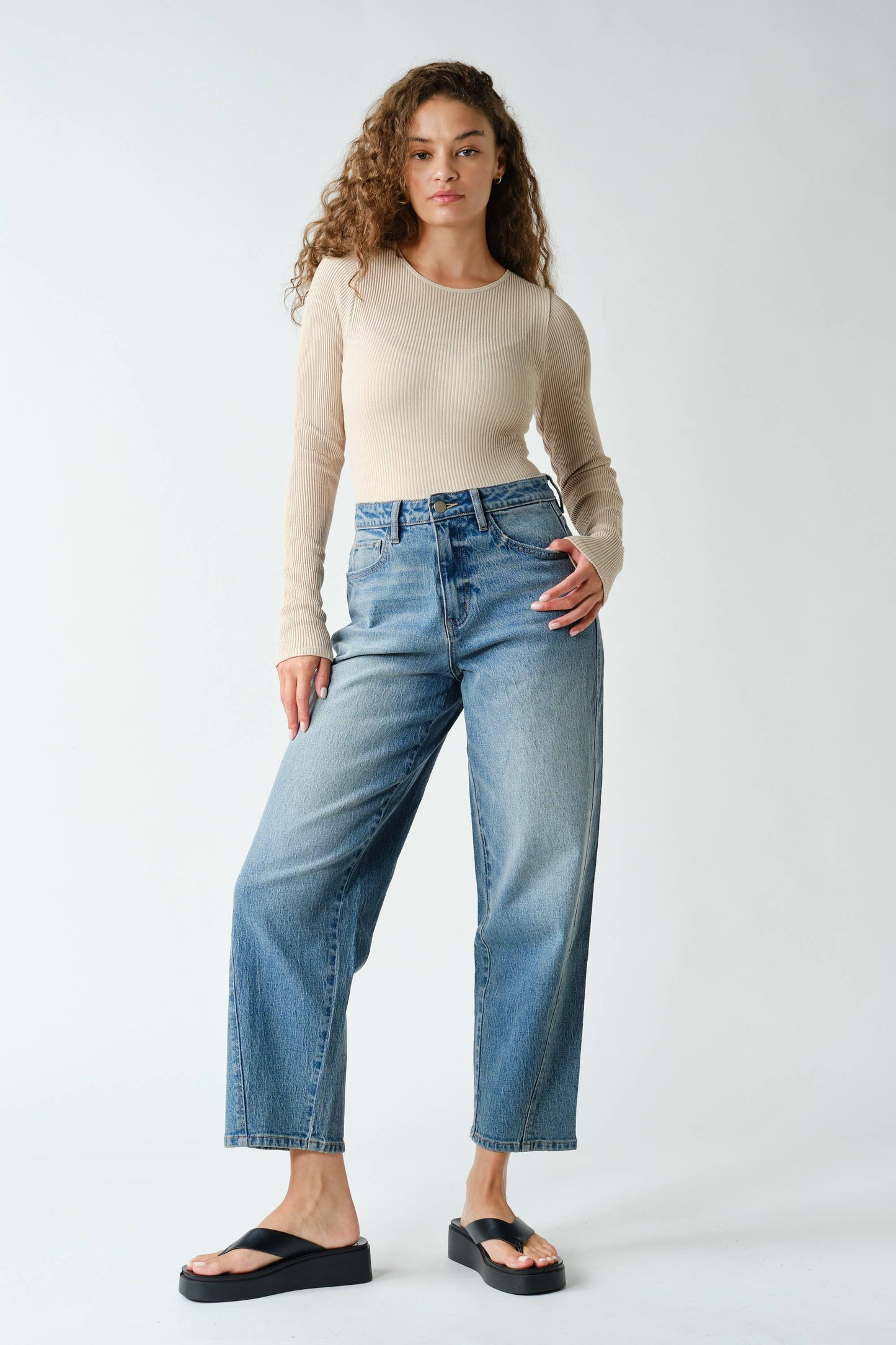Go with the Flo Ribbed Top