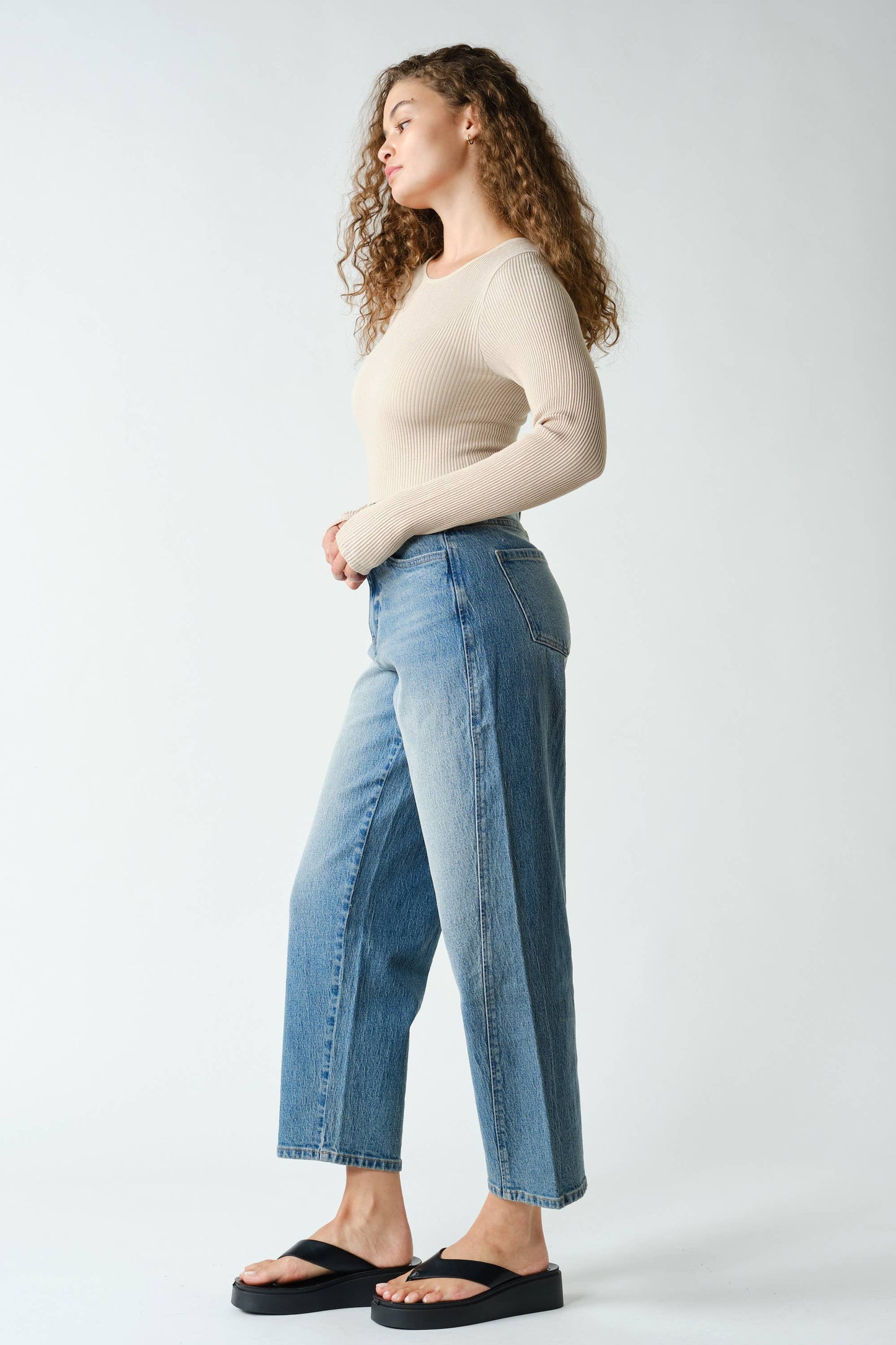 Go with the Flo Ribbed Top