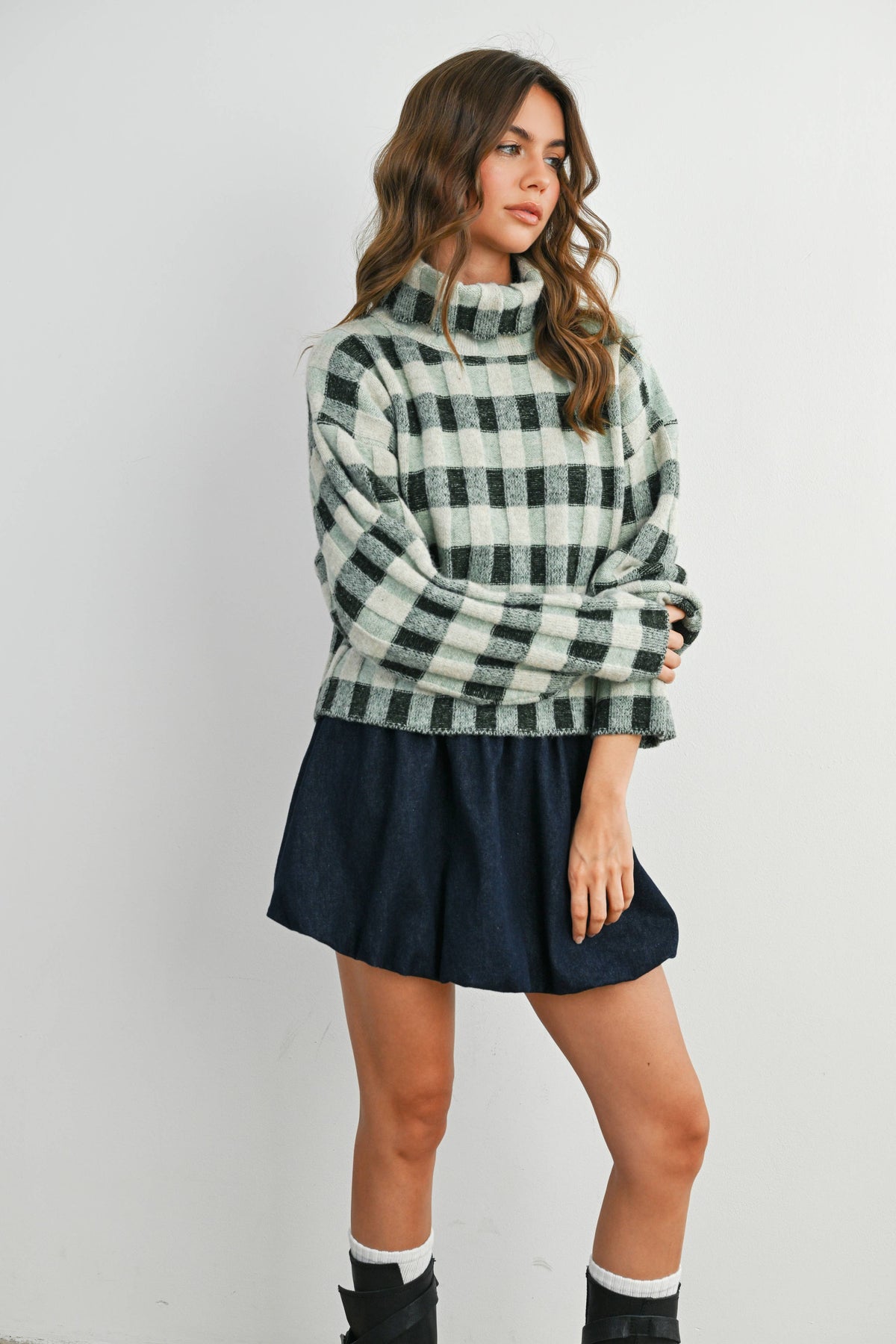 Mad in Plaid Sweater