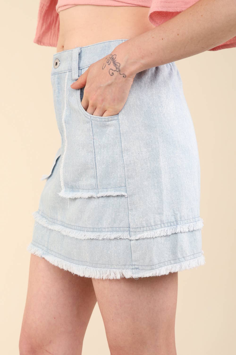 Darling Denim Mini Skirt