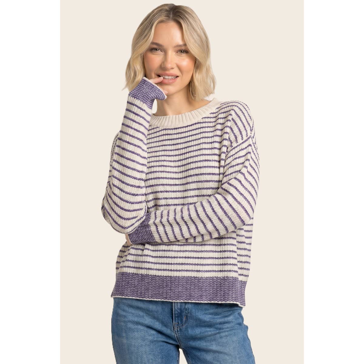 Pretty in Plum Sweater