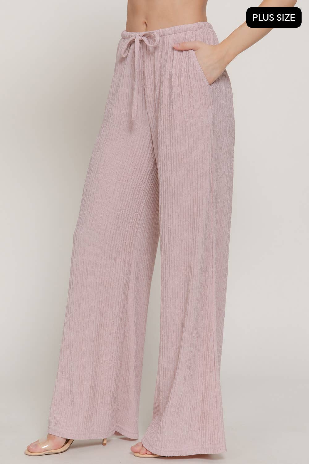 PLUS Crinkle Pallazo Pant