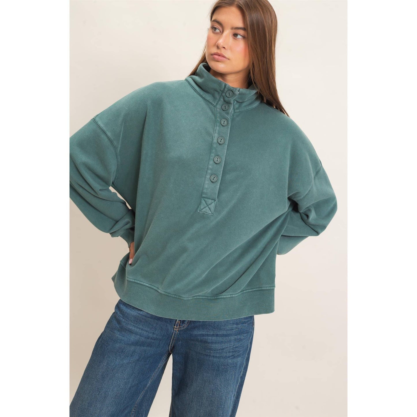 Cozy Vibes Mineral Wash Sweatshirt