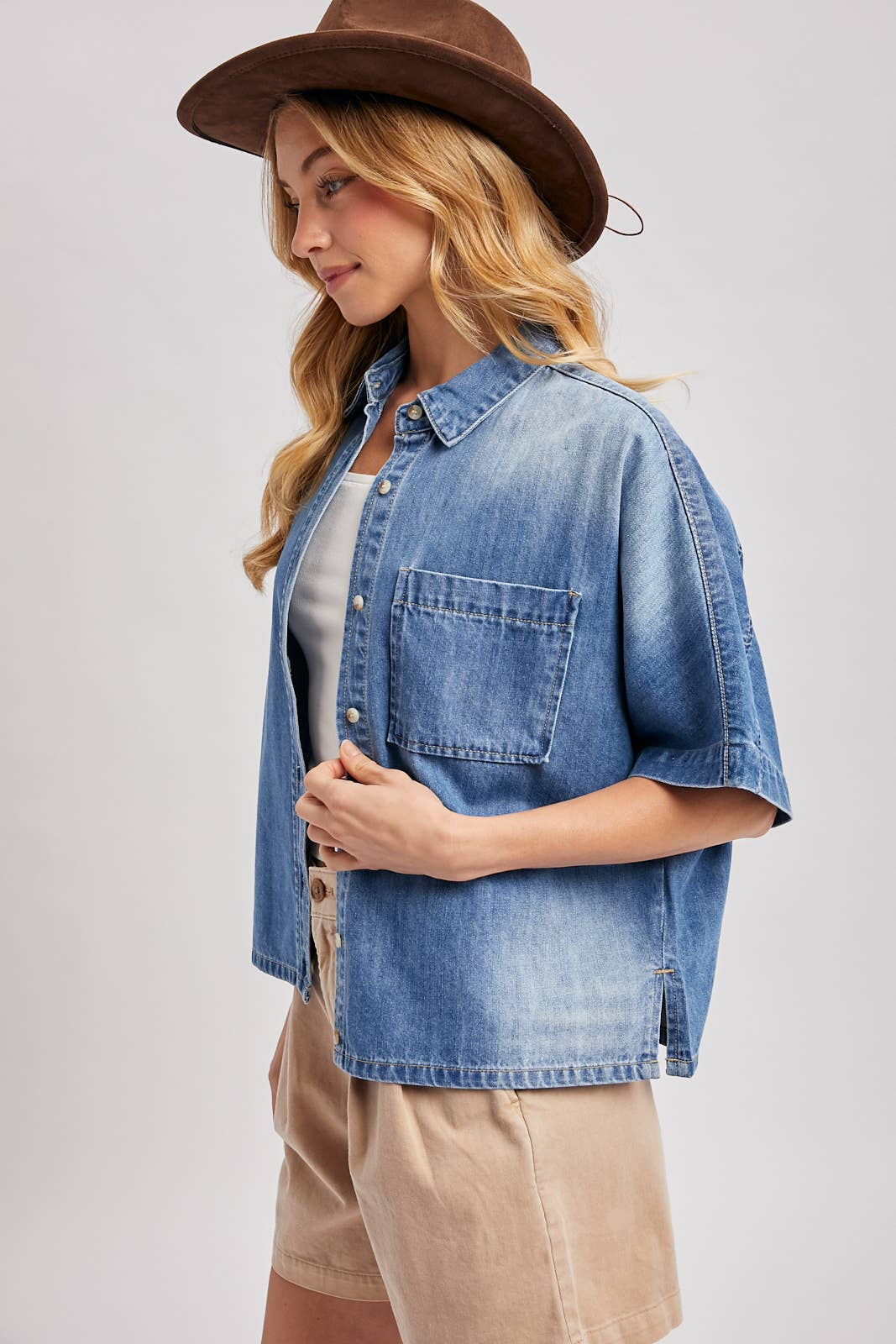 Denim & Daisies Button Up
