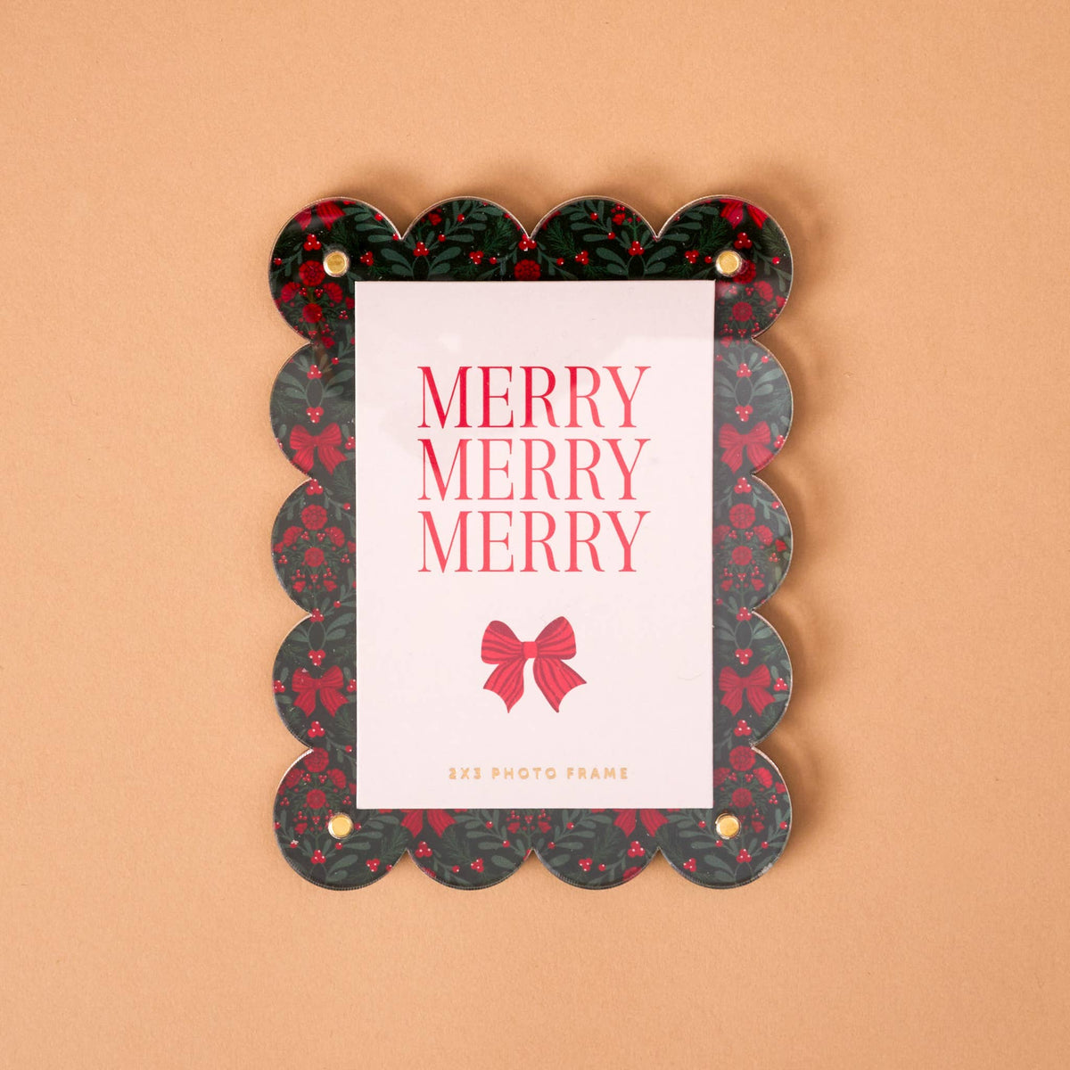 Mini Acrylic Picture Frame Magnet-A Merry Moment