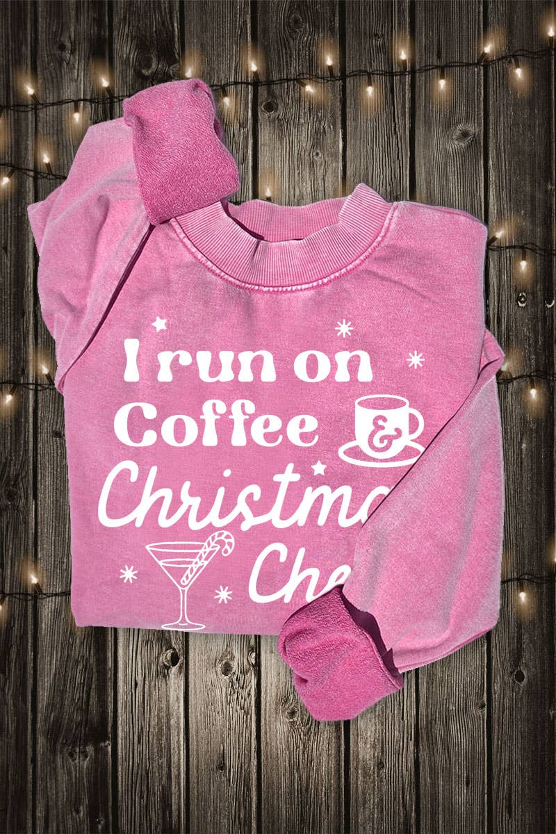 I RUN ON COFFEE MINERAL GRAPHIC SWEATSHIRTS