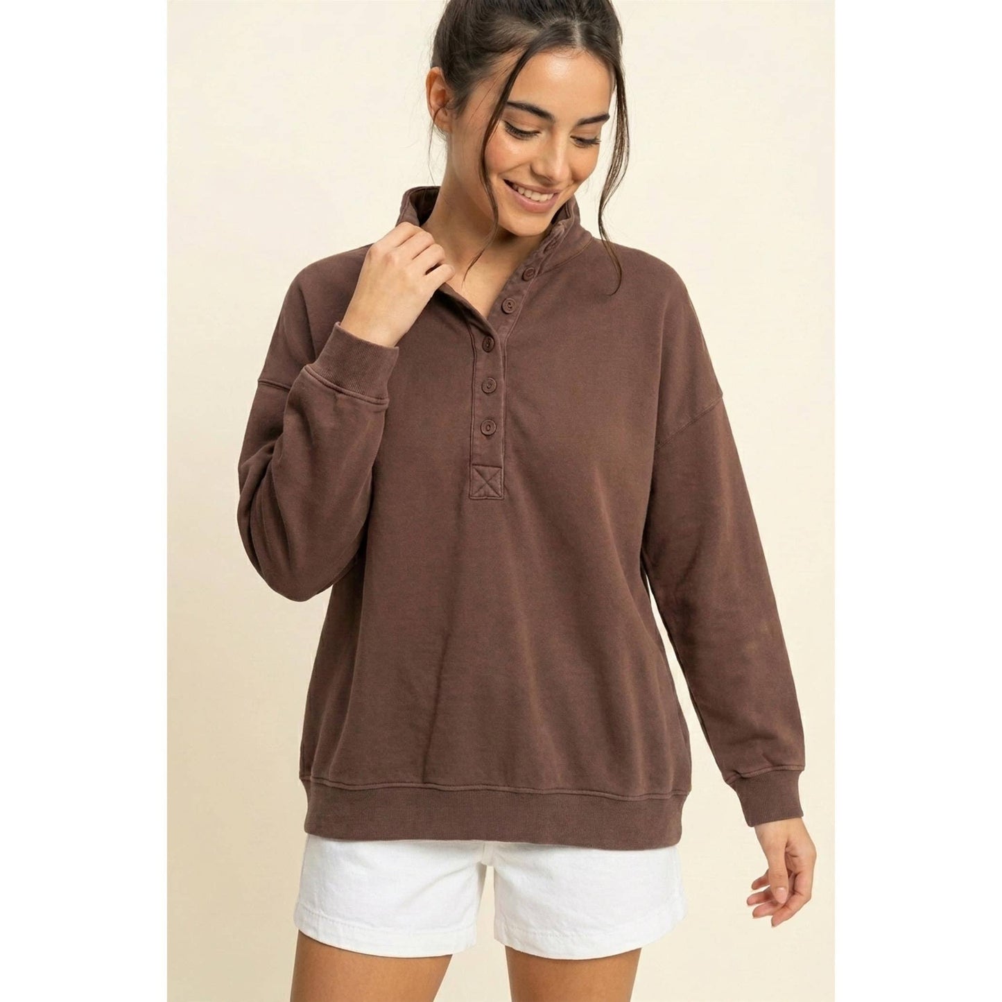 Cozy Vibes Mineral Wash Sweatshirt