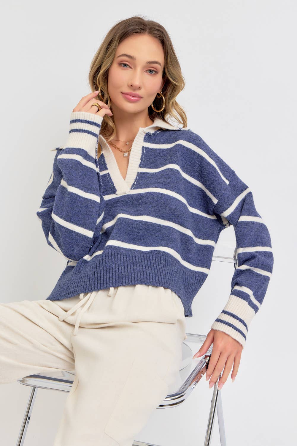 Savannah Collared Sweater