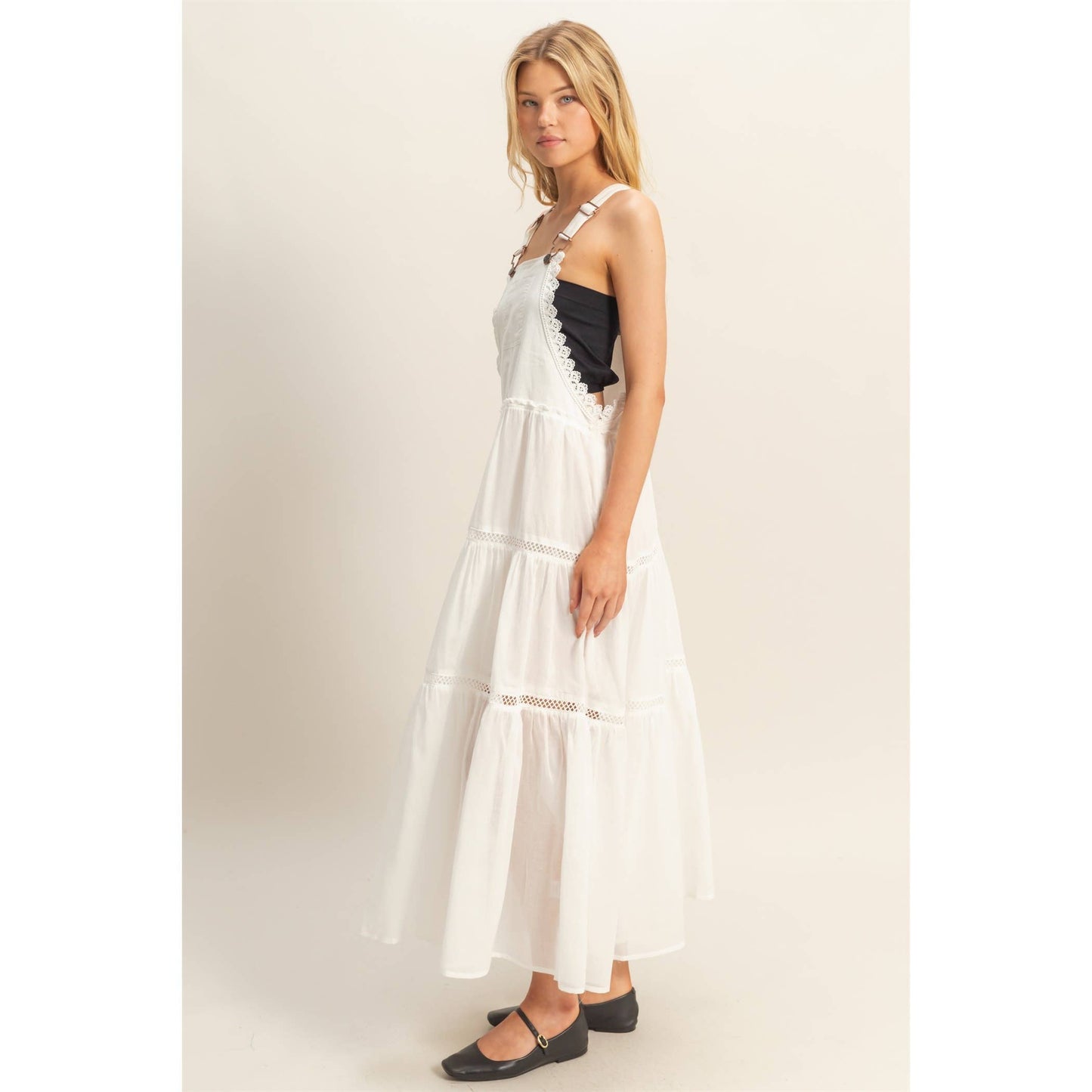 Tiers of Lace Maxi Dress