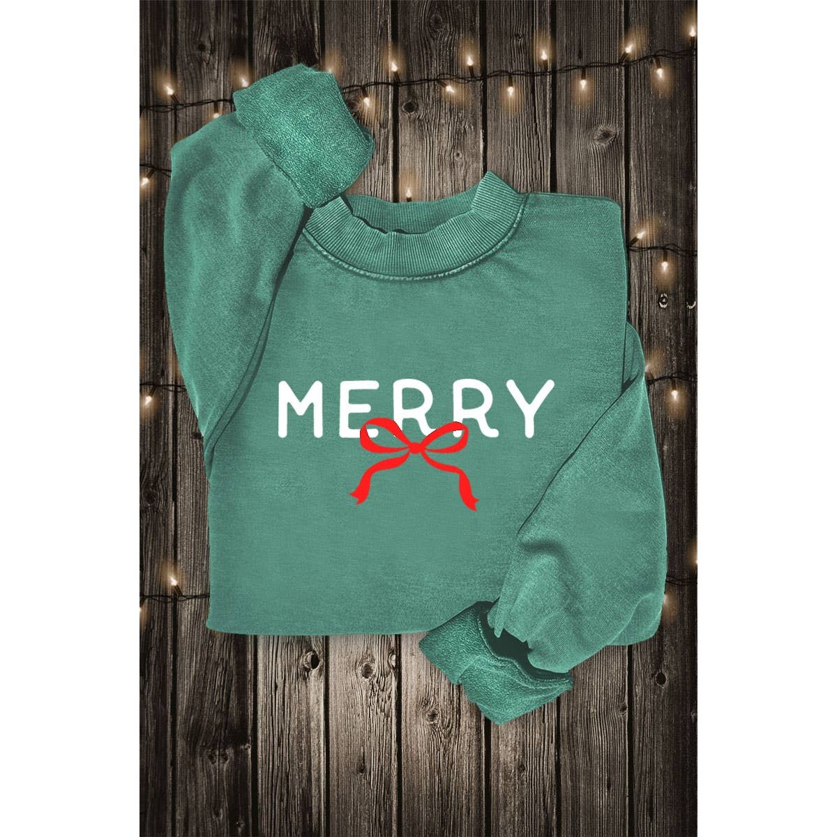 Merry Ribbon Graphic Sweatshirt