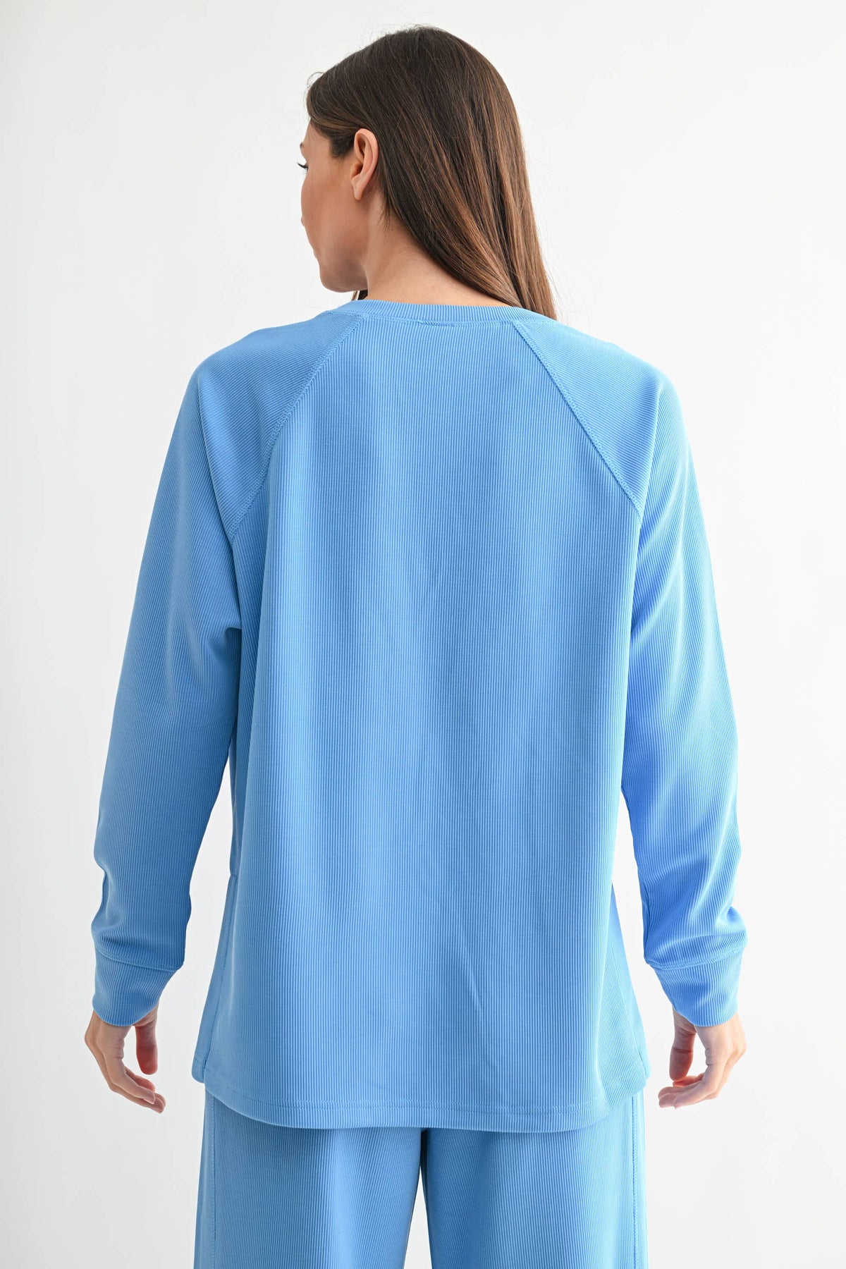 Luxe Sand Raglan Top