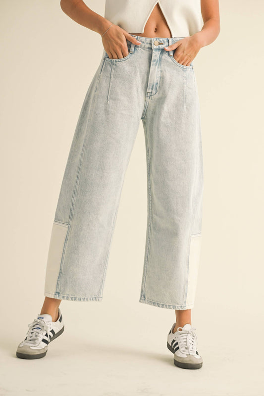 Color My World Barrel Denim