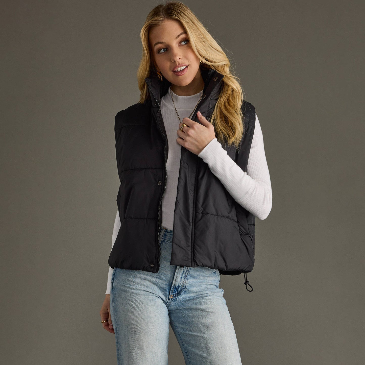 Onyx Mid Crop Vest