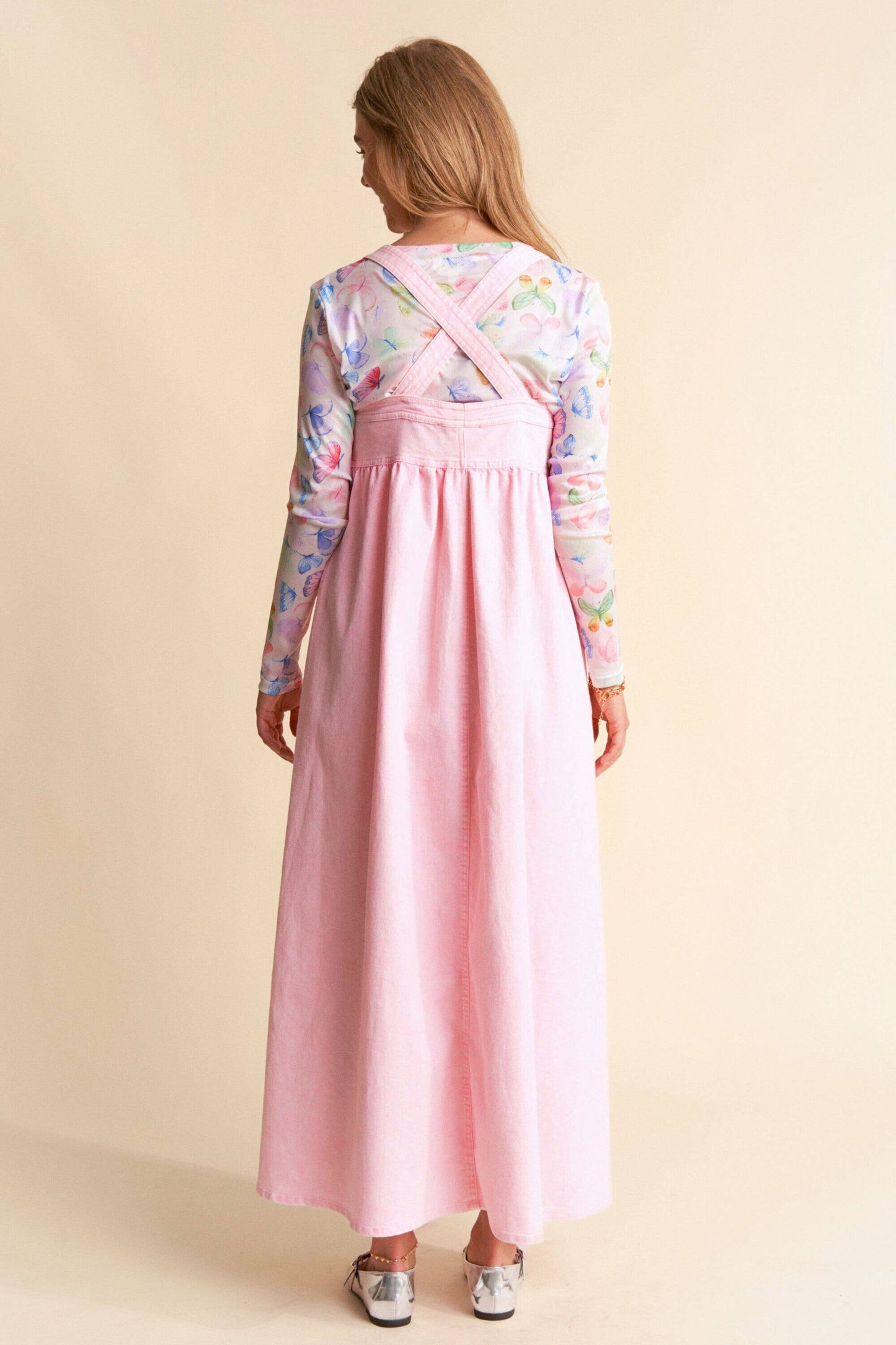 Floral Festival Denim Dress