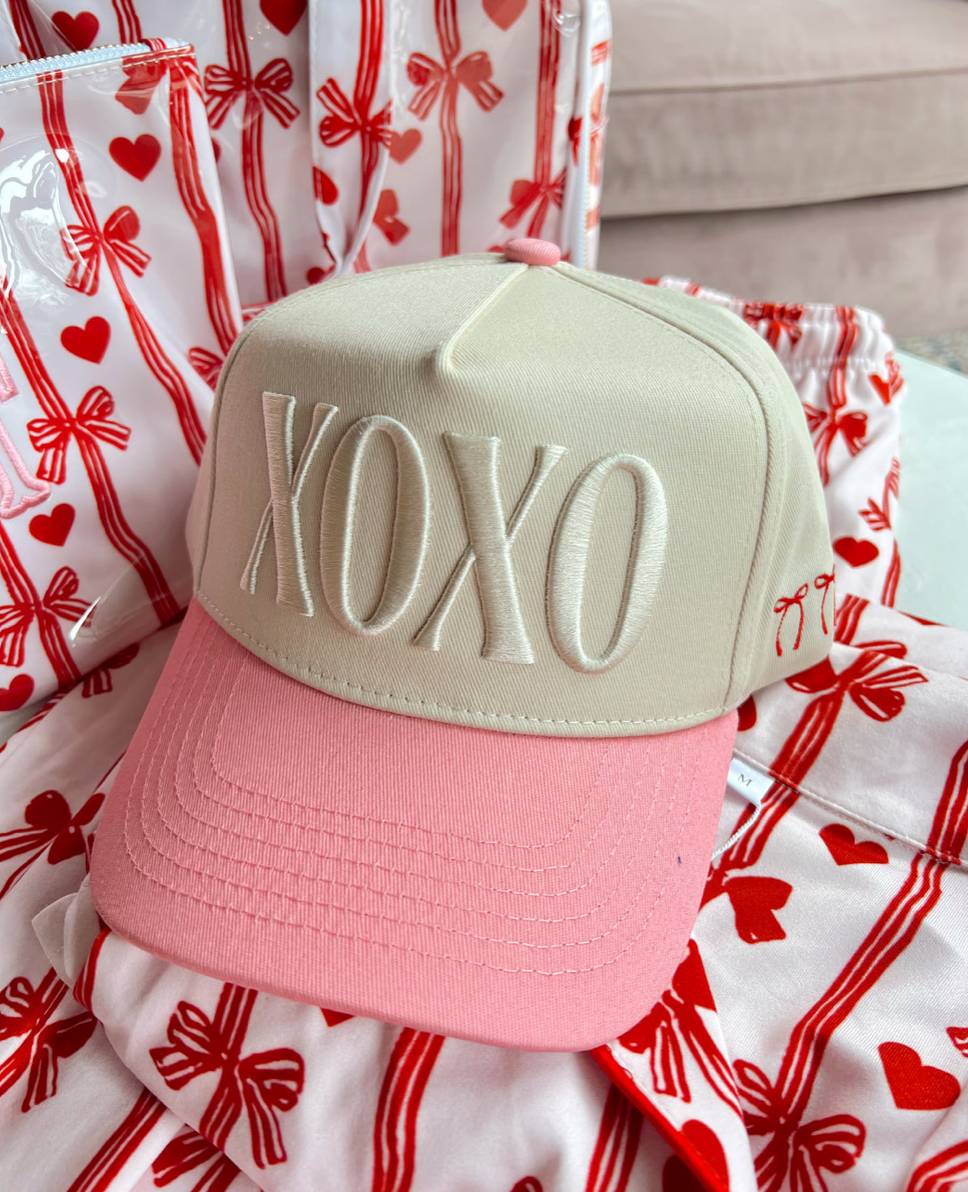 XOXO - Pink Vintage Hat