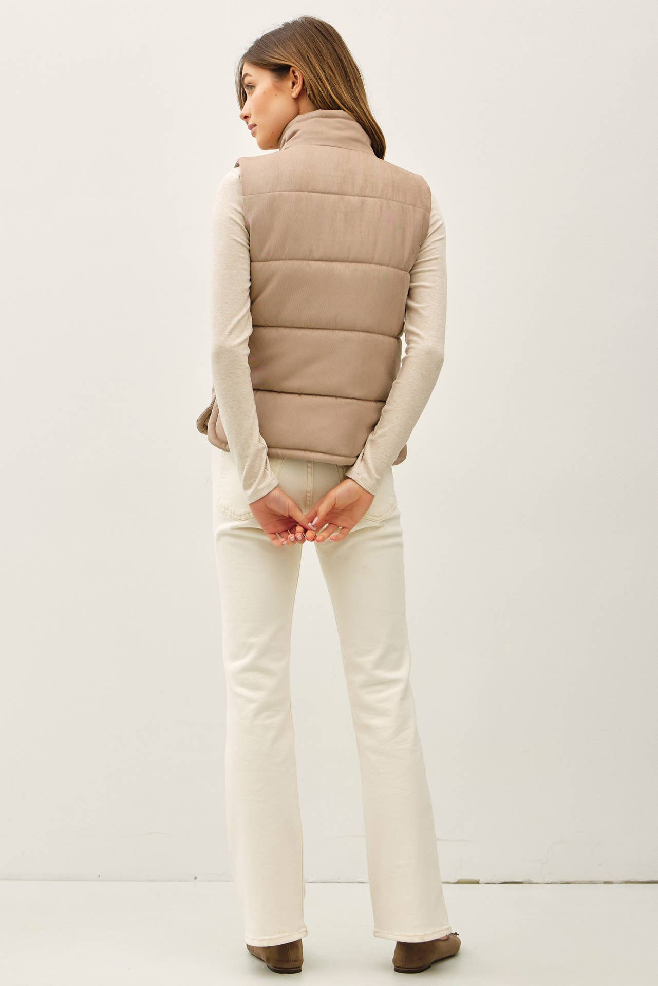 Mocha Suede Vest
