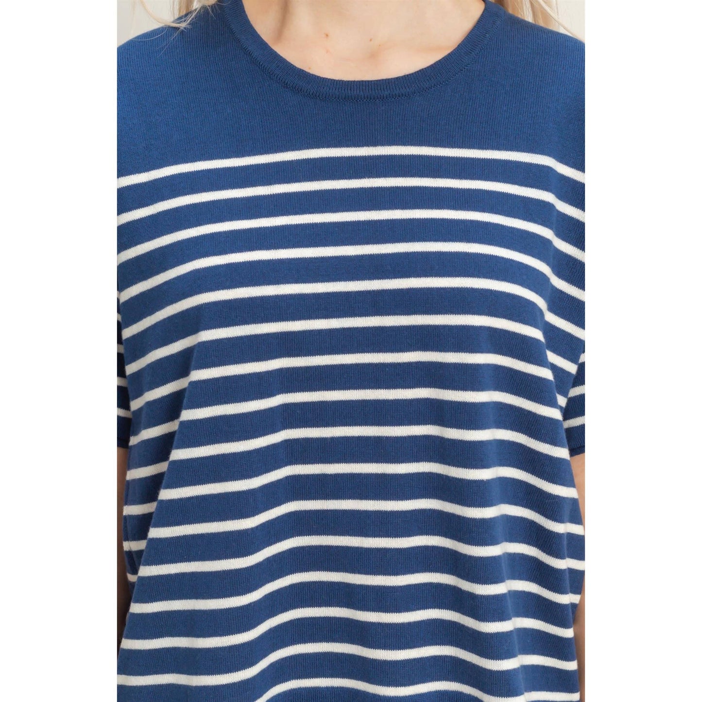 Piper Striped Sleeve Top