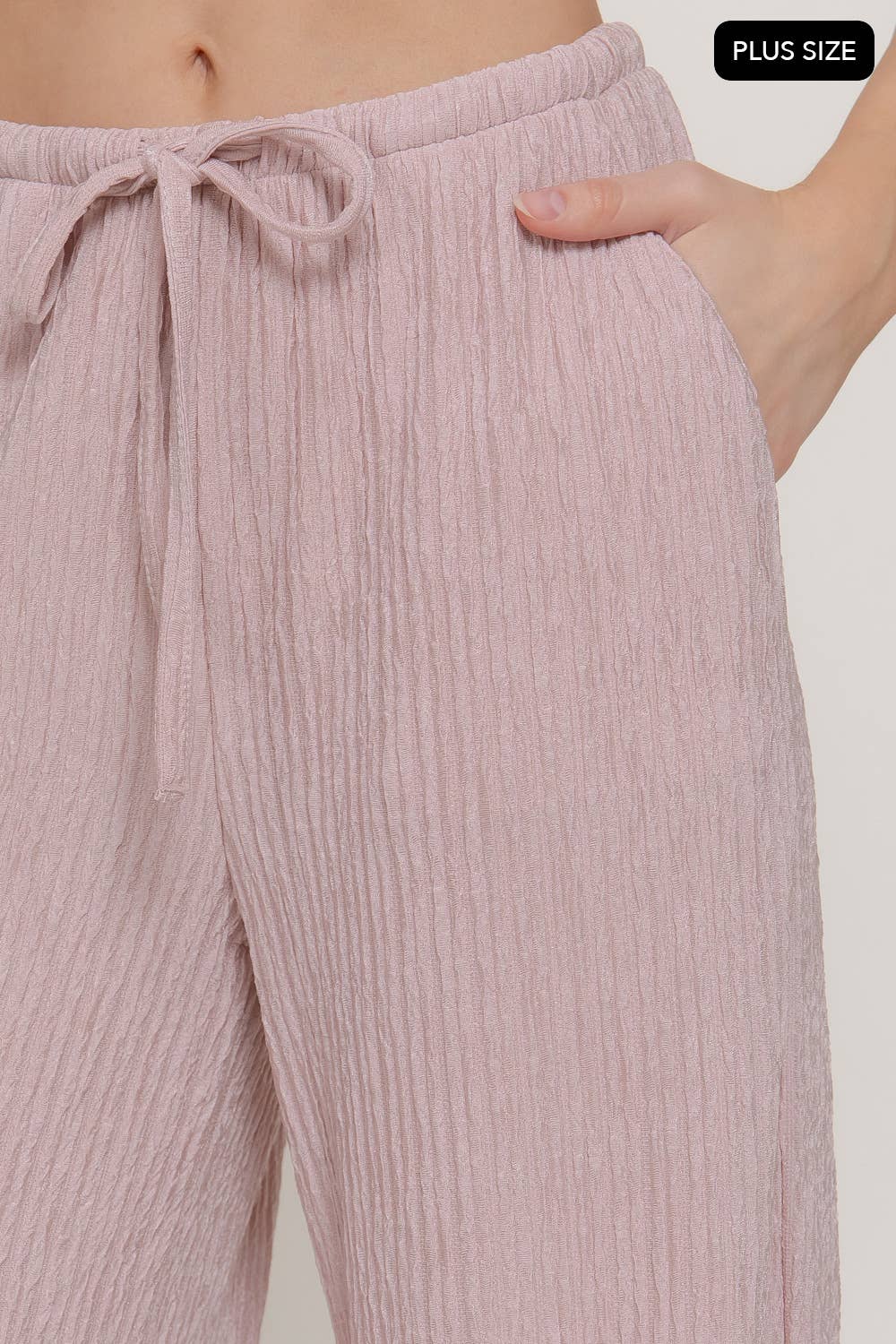 PLUS Crinkle Pallazo Pant