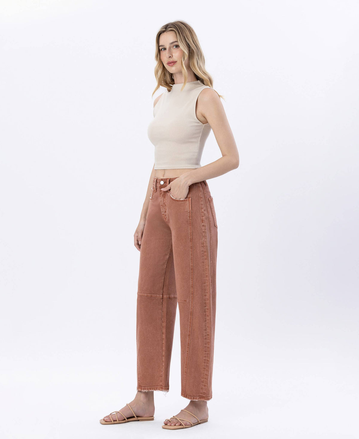 Copper Barrel Jean