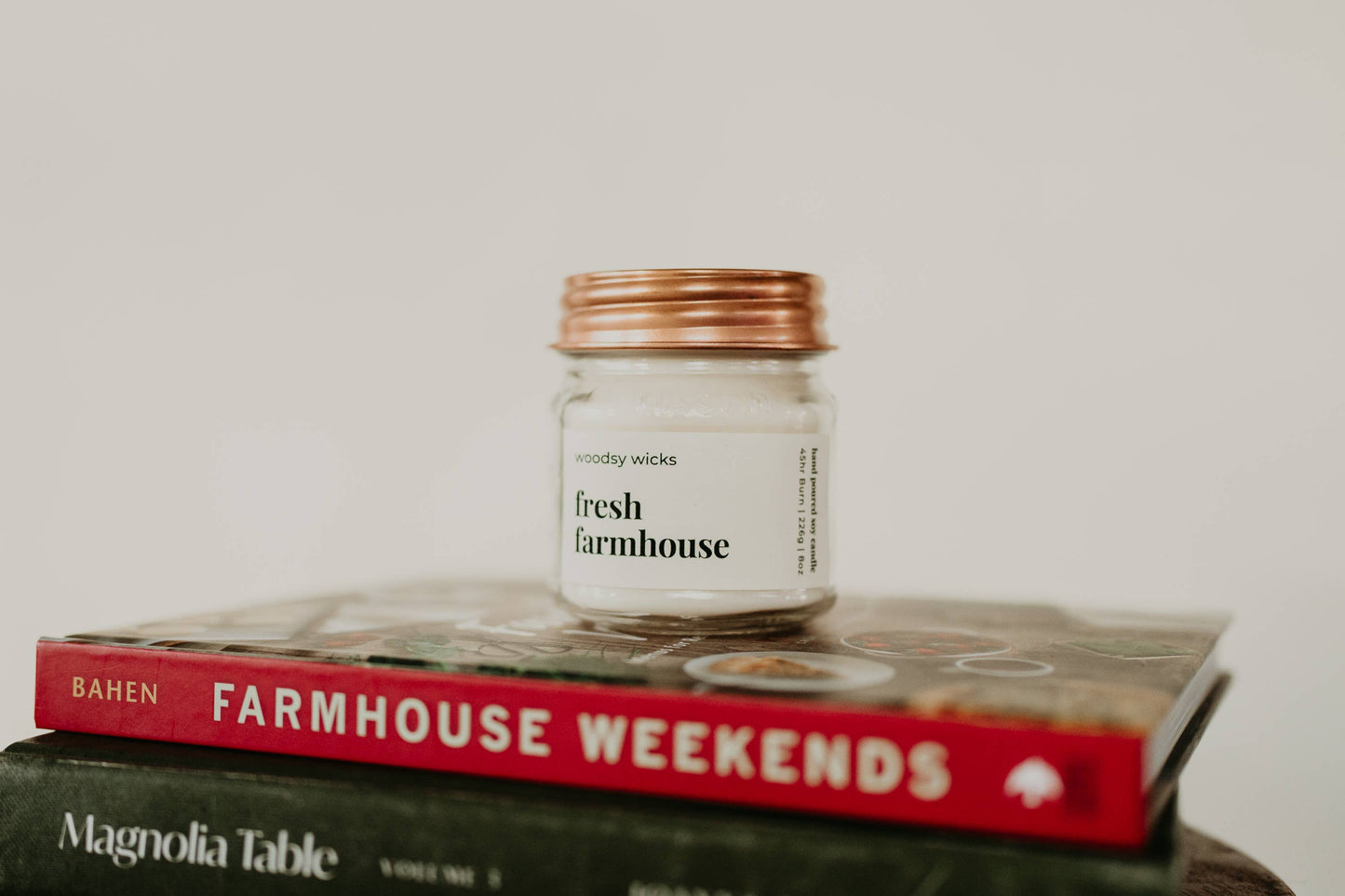 Farmhouse Candles - Copper - 100% Soy Wax Wood Wick -Rustic