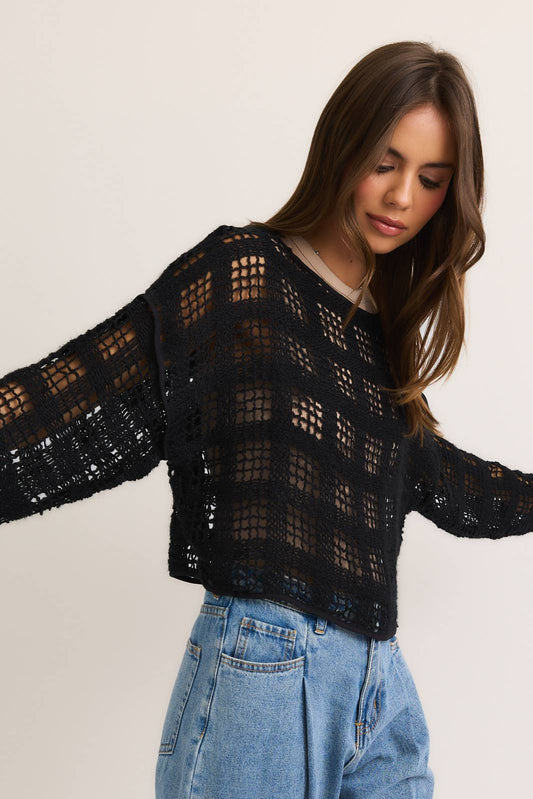 Boat Days Crochet Top