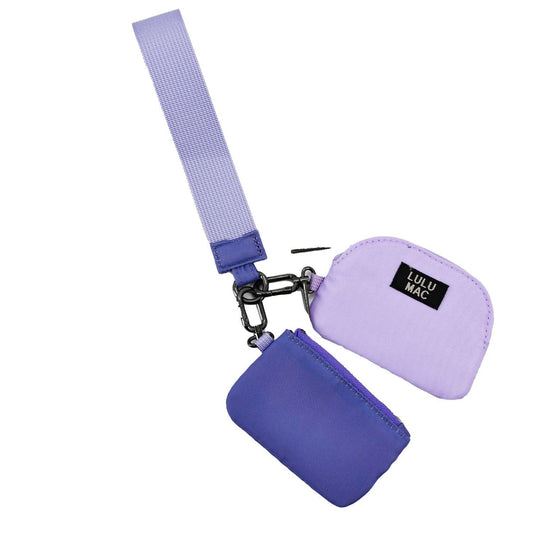 Purple/Lavender Lulu Mac Double Pouch