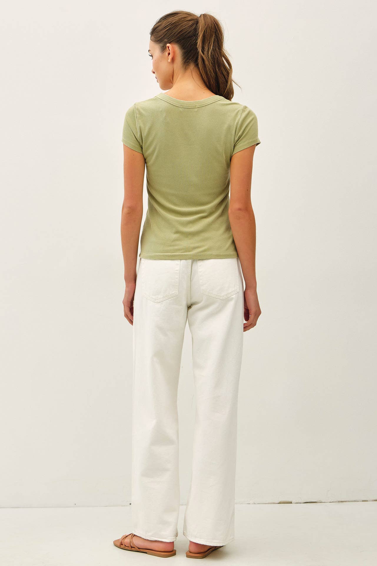 [NEW SHADE]ULTRA SOFT BASIC SCOOP NECK BABY TEE